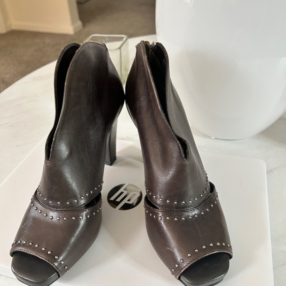 Charcoal Gray Shoe Booties - Picture 3 of 5
